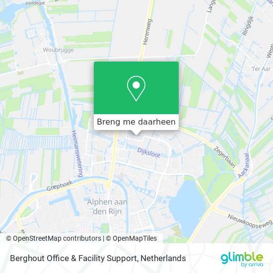 Berghout Office & Facility Support kaart
