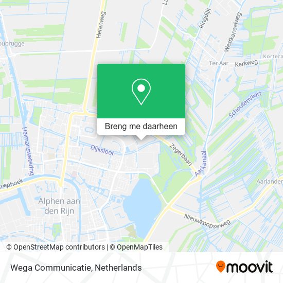 Wega Communicatie kaart