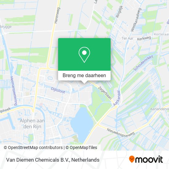 Van Diemen Chemicals B.V. kaart