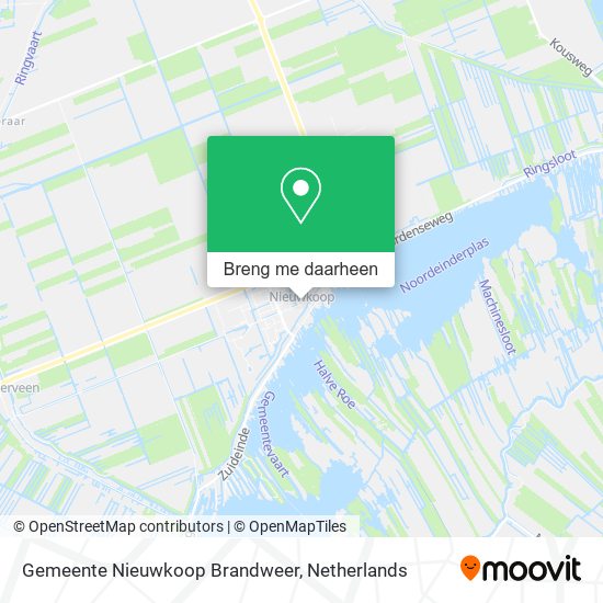 Gemeente Nieuwkoop Brandweer kaart