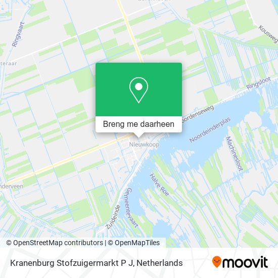 Kranenburg Stofzuigermarkt P J kaart