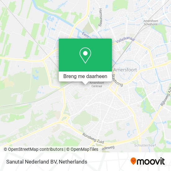 Sanutal Nederland BV kaart