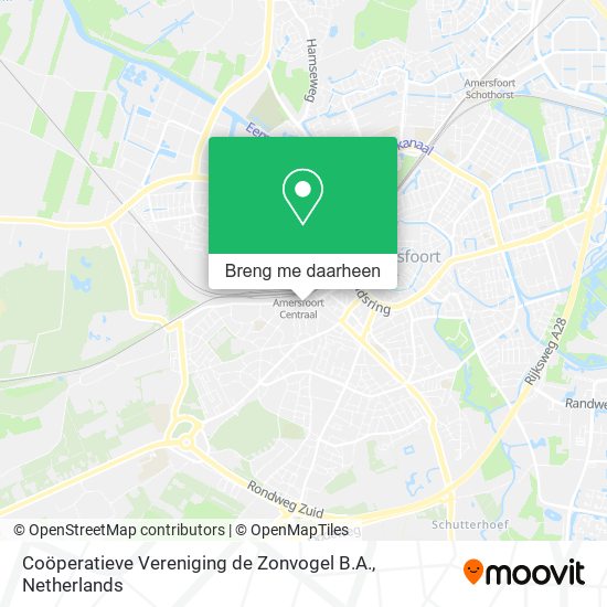 Coöperatieve Vereniging de Zonvogel B.A. kaart