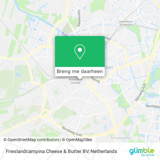 Frieslandcampina Cheese & Butter BV kaart