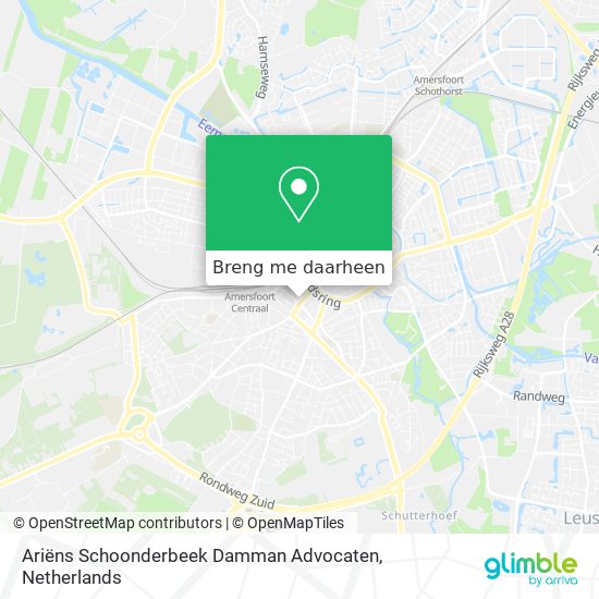 Ariëns Schoonderbeek Damman Advocaten kaart