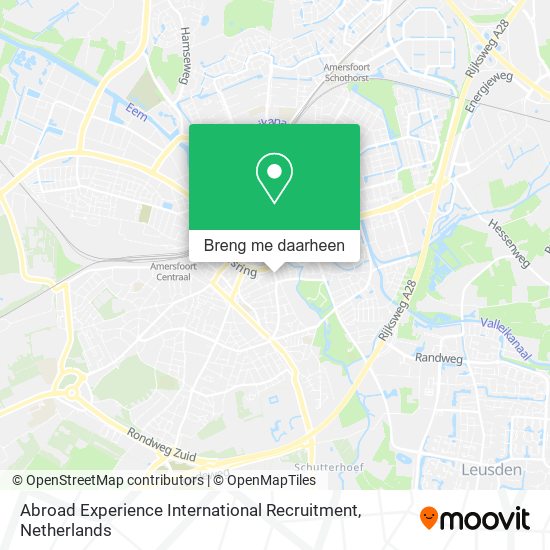 Abroad Experience International Recruitment kaart