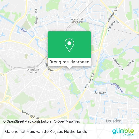 Galerie het Huis van de Keijzer kaart