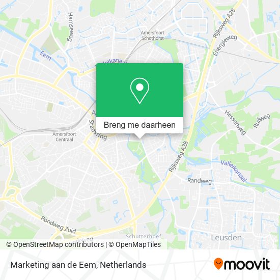 Marketing aan de Eem kaart