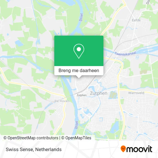 Swiss Sense kaart