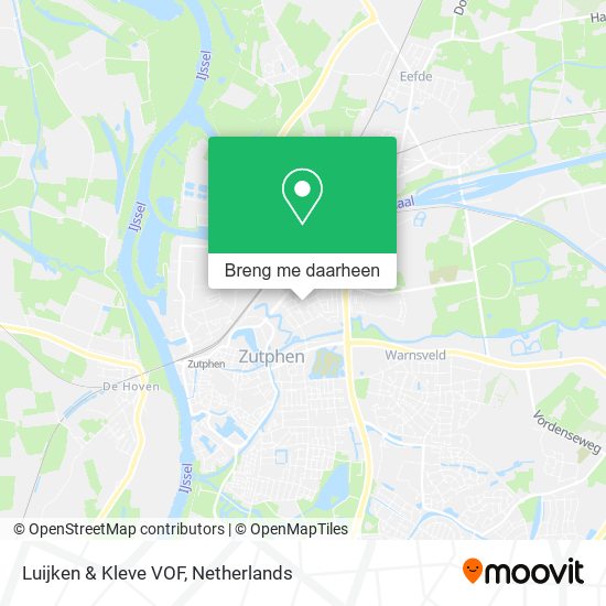 Luijken & Kleve VOF kaart