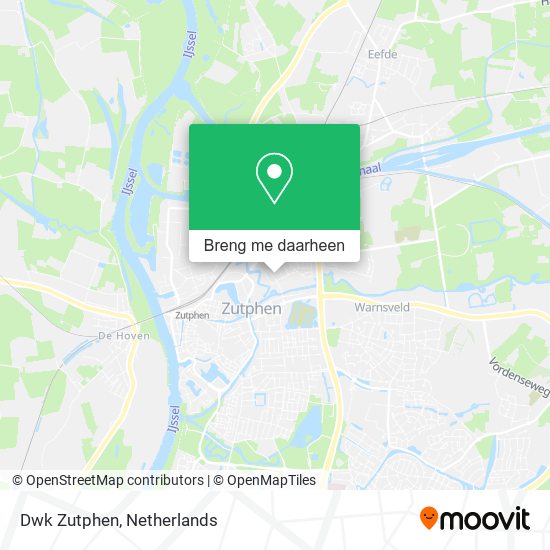 Dwk Zutphen kaart
