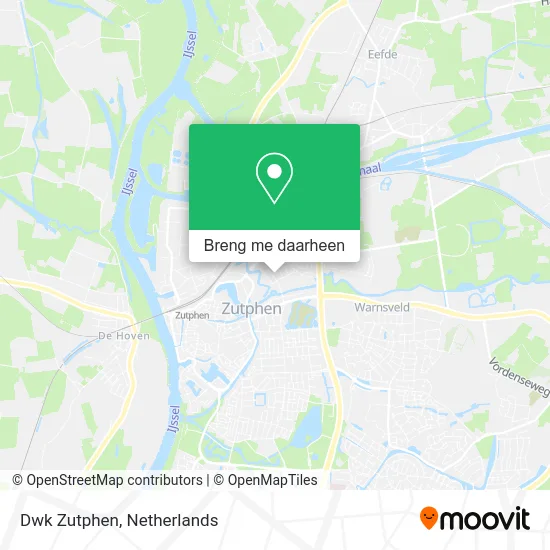 Dwk Zutphen kaart