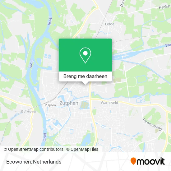 Ecowonen kaart
