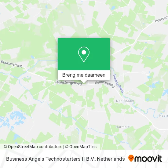 Business Angels Technostarters II B.V. kaart