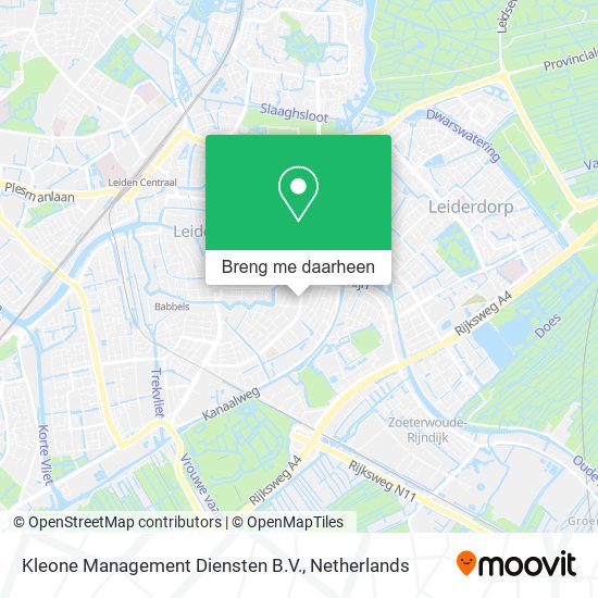 Kleone Management Diensten B.V. kaart