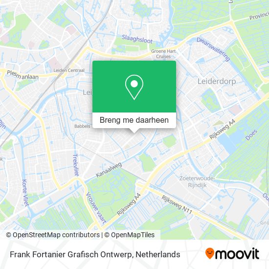 Frank Fortanier Grafisch Ontwerp kaart