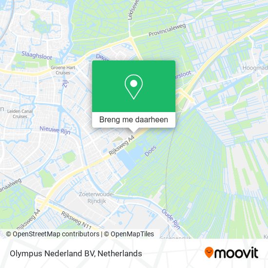 Olympus Nederland BV kaart