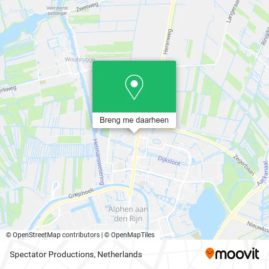 Spectator Productions kaart