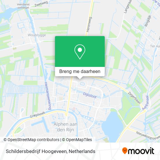 Schildersbedrijf Hoogeveen kaart