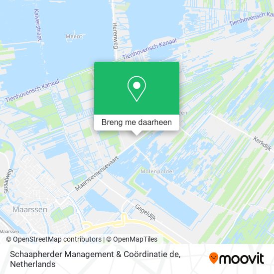 Schaapherder Management & Coördinatie de kaart