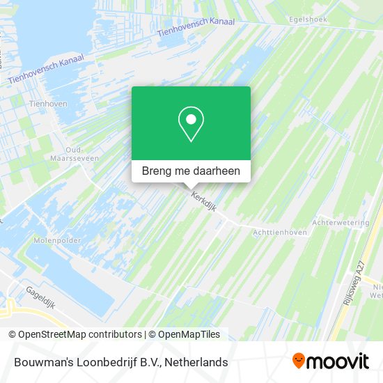 Bouwman's Loonbedrijf B.V. kaart