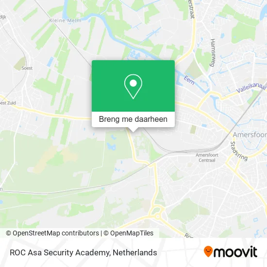 ROC Asa Security Academy kaart