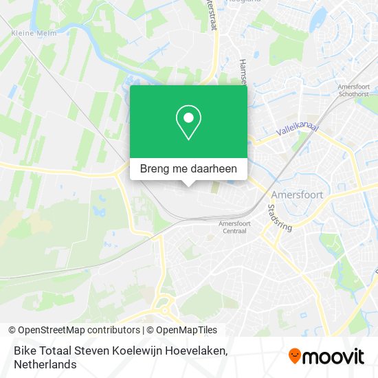 Bike Totaal Steven Koelewijn Hoevelaken kaart