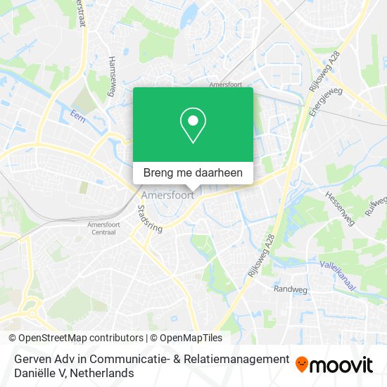 Gerven Adv in Communicatie- & Relatiemanagement Daniëlle V kaart