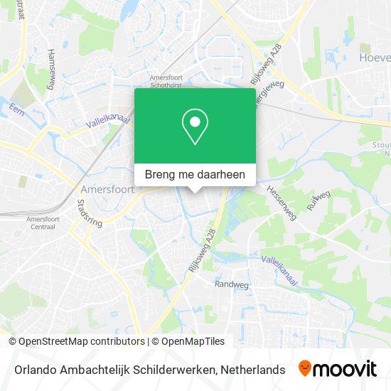 Orlando Ambachtelijk Schilderwerken kaart