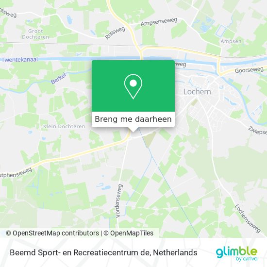 Beemd Sport- en Recreatiecentrum de kaart