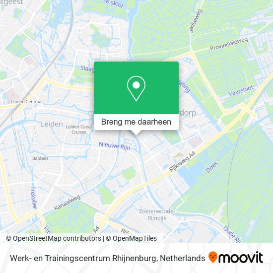 Werk- en Trainingscentrum Rhijnenburg kaart