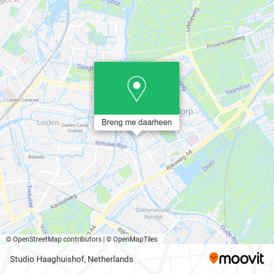 Studio Haaghuishof kaart