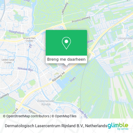 Dermatologisch Lasercentrum Rijnland B.V. kaart