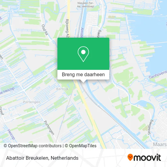 Abattoir Breukelen kaart