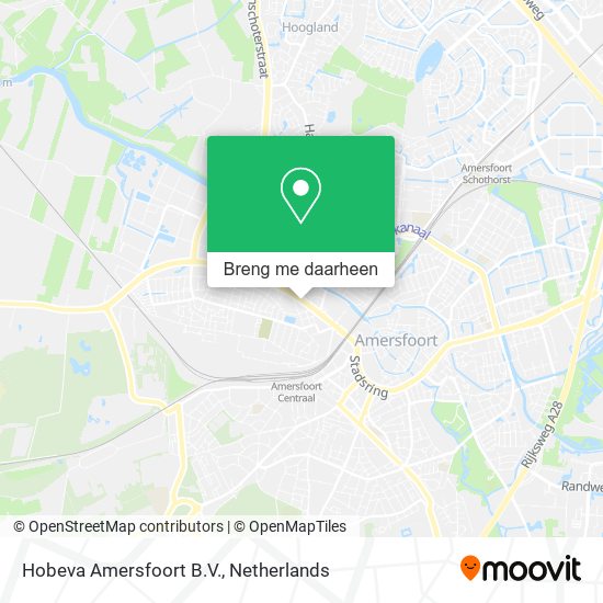 Hobeva Amersfoort B.V. kaart