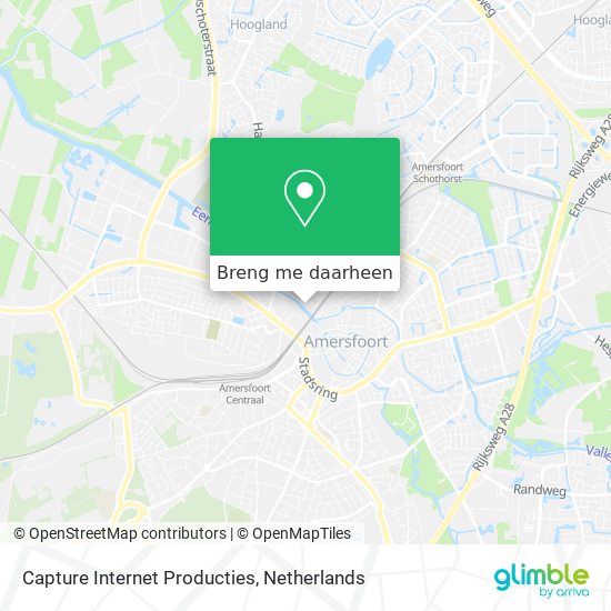 Capture Internet Producties kaart