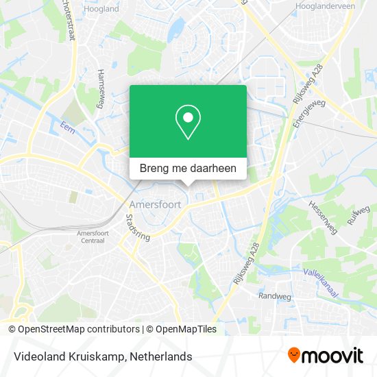 Videoland Kruiskamp kaart