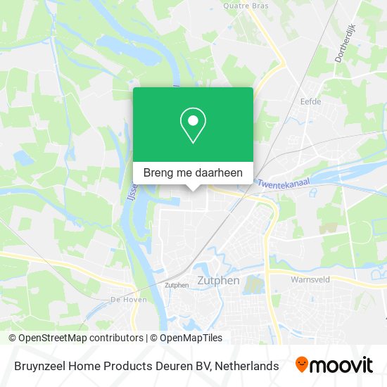 Bruynzeel Home Products Deuren BV kaart