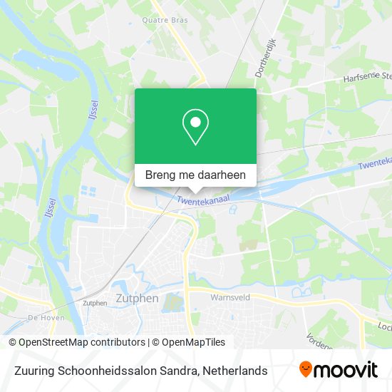 Zuuring Schoonheidssalon Sandra kaart