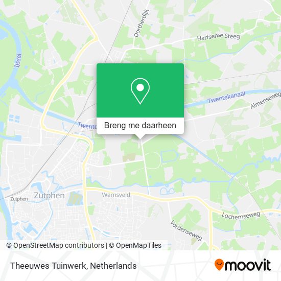 Theeuwes Tuinwerk kaart