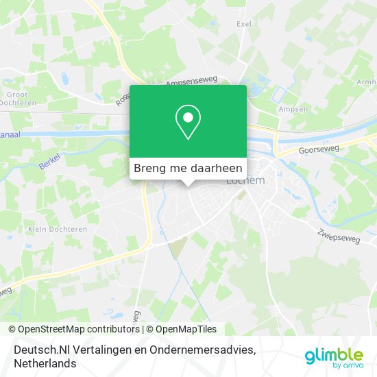 Deutsch.Nl Vertalingen en Ondernemersadvies kaart