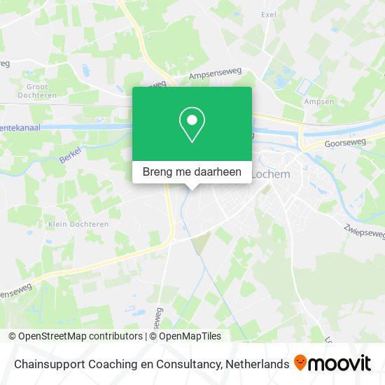 Chainsupport Coaching en Consultancy kaart