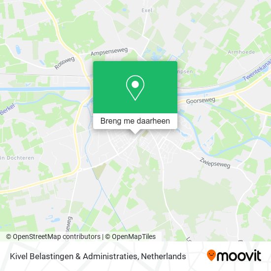 Kivel Belastingen & Administraties kaart