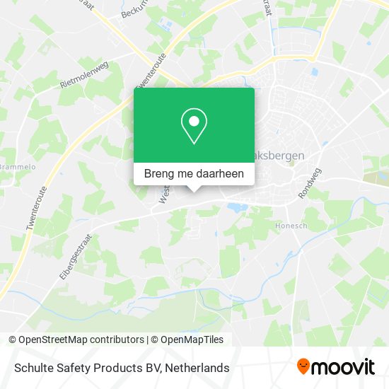 Schulte Safety Products BV kaart