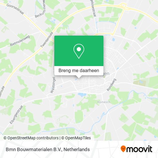 Bmn Bouwmaterialen B.V. kaart