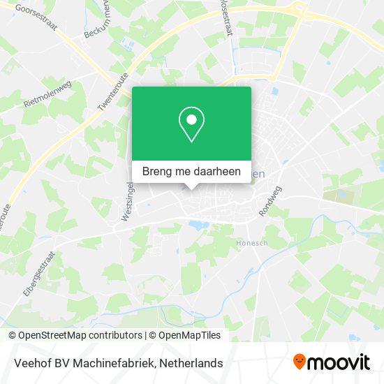 Veehof BV Machinefabriek kaart