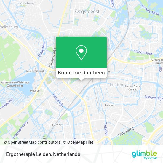 Ergotherapie Leiden kaart