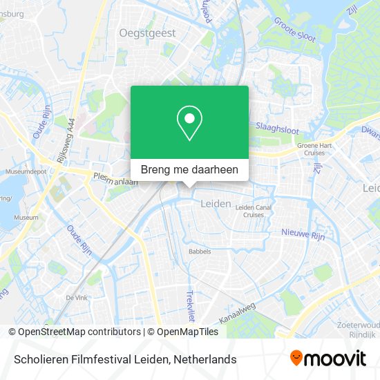 Scholieren Filmfestival Leiden kaart