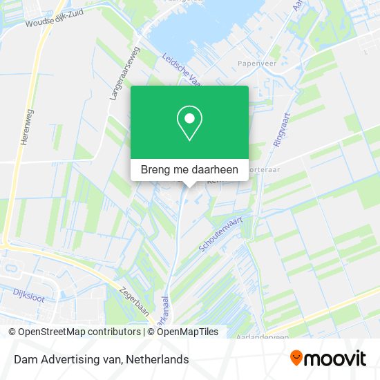 Dam Advertising van kaart