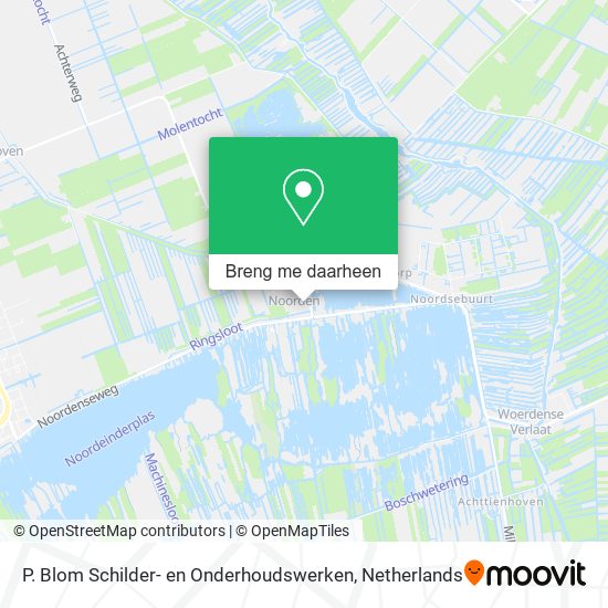 P. Blom Schilder- en Onderhoudswerken kaart